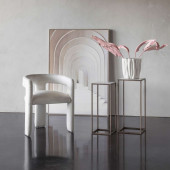 Hylas Copper Frame set of Two Side Tables 